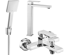 Mexen Uno Set cadă R45, crom - 71413R45-00