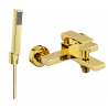 Mexen Uno R77 baterie de cadă cu set de duș, aurie - 7143R77-50