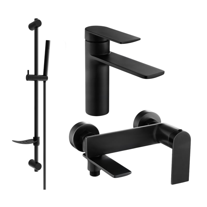 Mexen Zero Set cadă DF70, negru - 71103DF70-70