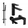 Mexen Zero Set de baie DQ02, negru - 71103DQ02-70