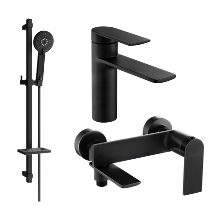 Mexen Zero DQ40 set cadă, negru - 71103DQ40-70