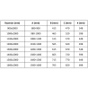 Mexen Velar L uși duș glisante 100 cm, înghețat, cupru periat - 871-100-003-31-65