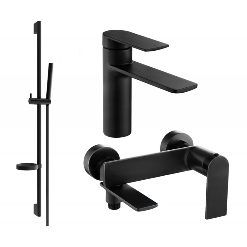 Mexen Zero Set cadă DS70, negru - 71103DS70-70