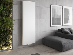 Mexen Flat VR20S lapradiátor 2000 x 400 mm, alsó középső csatlakozás, 945 W, fehér - W6VR20S-200-040-00
