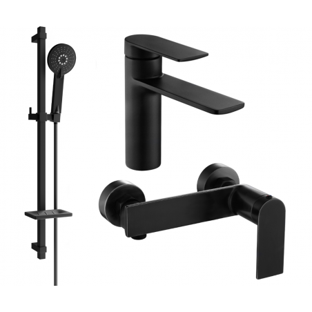 Mexen Zero DQ40 set de duș, negru - 71104DQ40-70