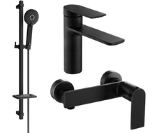 Mexen Zero DQ40 zuhanykészlet, fekete - 71104DQ40-70