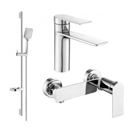 Mexen Zero DS62 zuhanykészlet, króm - 71104DS62-00