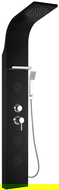 Mexen Borg zuhanypanel, fekete - 7615-03-70