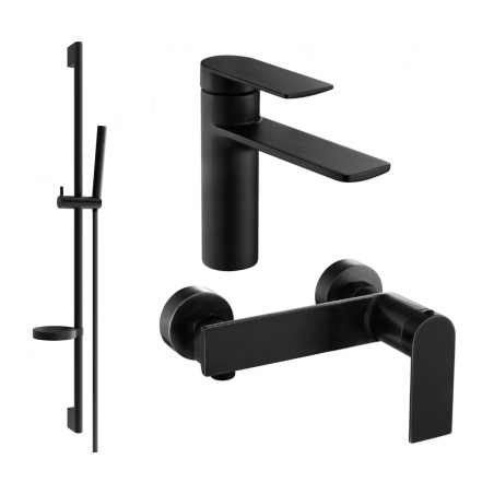 Mexen Zero DS70 set de duș, negru - 71104DS70-70