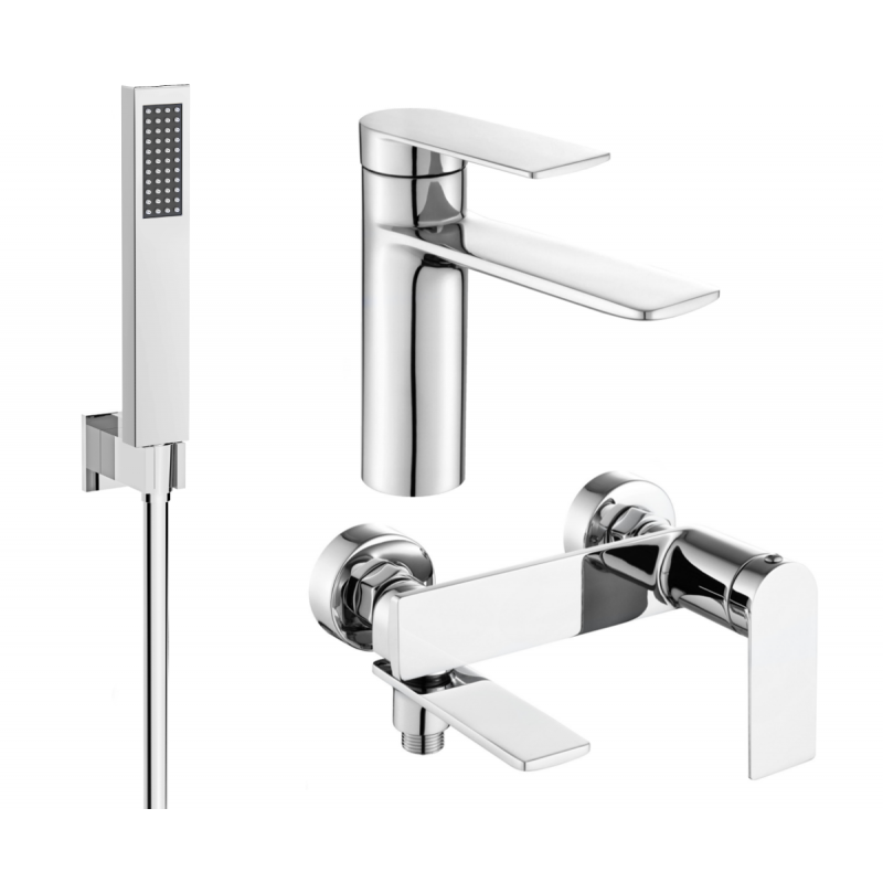 Mexen Zero Set de cadă R02, crom - 71103R02-00