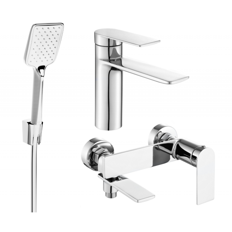 Mexen Zero Set cadă R62, crom - 71103R62-00