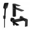 Mexen Zero R62 set de baie, negru - 71103R62-70