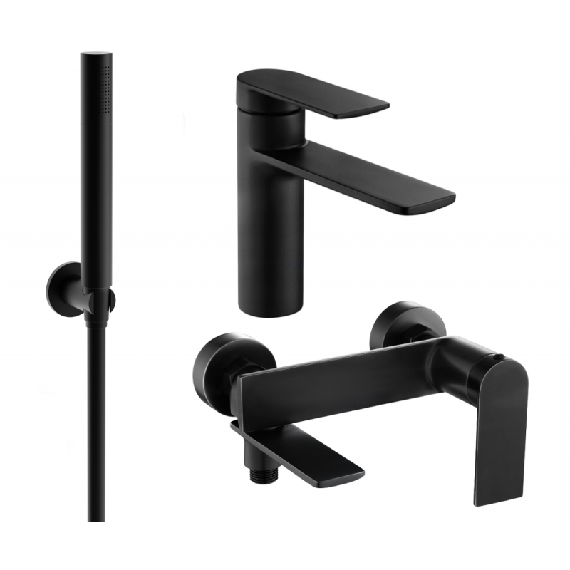 Mexen Zero Set cadă R70, negru - 71103R70-70