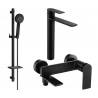 Mexen Zero DQ40 set de cadă, negru - 7113DQ40-70