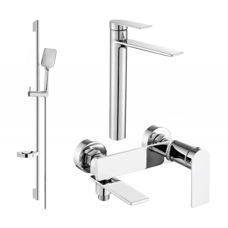 Mexen Zero Set cadă DS62, crom - 7113DS62-00