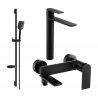 Set cadă Mexen Zero DS62, negru - 7113DS62-70