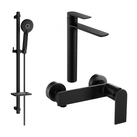 Mexen Zero DQ40 set de duș, negru - 71114DQ40-70