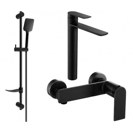 Mexen Zero DF62 zuhanykészlet, fekete - 71114DF62-70