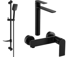 Mexen Zero DF62 zuhanykészlet, fekete - 71114DF62-70