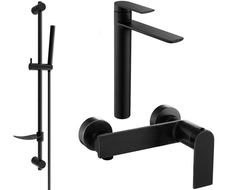 Mexen Zero DF70 set de duș, negru - 71114DF70-70