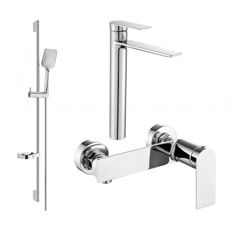 Mexen Zero Set de duș DS62, crom - 71114DS62-00