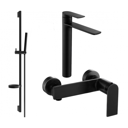Mexen Zero DS70 set de duș, negru - 71114DS70-70