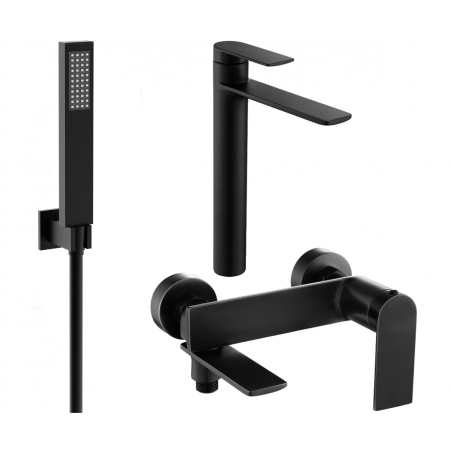 Mexen Zero Set cadă R02, negru - 71113R02-70