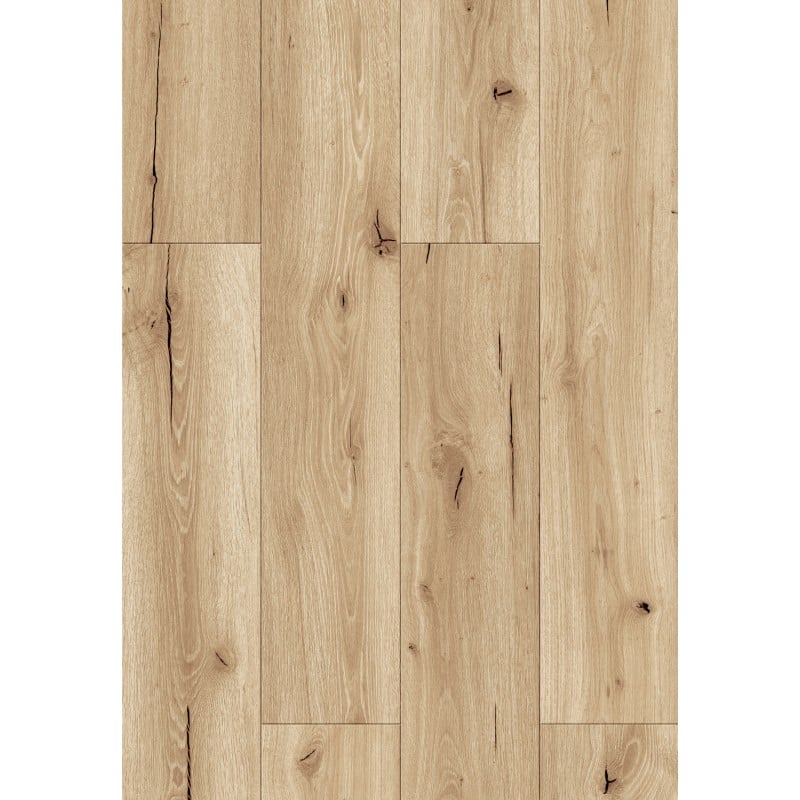 Pannouri din vinil Mexen Buffalo 1240 x 182 mm SPC 6,5 mm, substrat IXPE 1,5 mm, 4 V-Fugă, Stejar - F1007-1240-182-505-4V1-01
