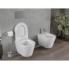 Mexen Rico perem nélküli wc csésze leeresztő automatikás ülőkével, Duroplaszt, Fehér - 30720400