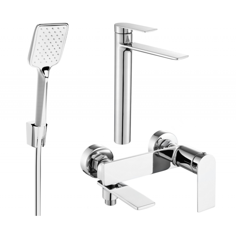 Mexen Zero Set cadă R62, crom - 71113R62-00