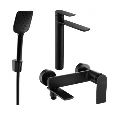 Mexen Zero Set de baie R62, negru - 71113R62-70