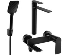 Mexen Zero R62 set de baie, negru - 71113R62-70