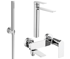 Mexen Zero Set cadă R70, crom - 71113R70-00