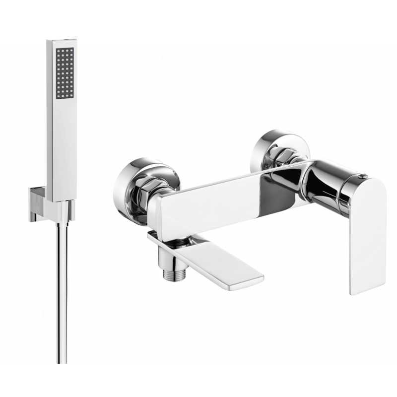 Mexen Zero R02 baterie de cadă cu set de duș, crom - 7113R02-00