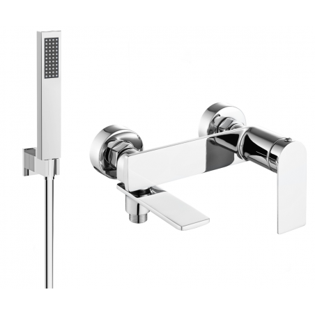 Mexen Zero R02 baterie de cadă cu set de duș, crom - 7113R02-00