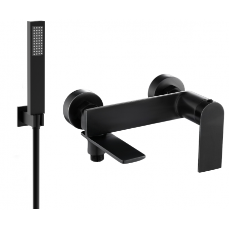 Mexen Zero R02 baterie cadă cu set de duș, negru - 7113R02-70