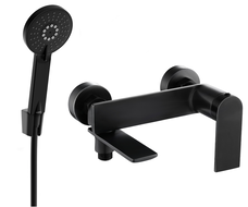 Mexen Zero R40 kádcsaptelep zuhanyszettel, fekete - 7113R40-70