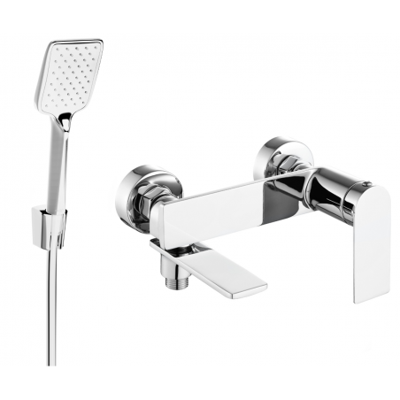 Mexen Zero R62 baterie de baie cu set de duș, crom - 7113R62-00