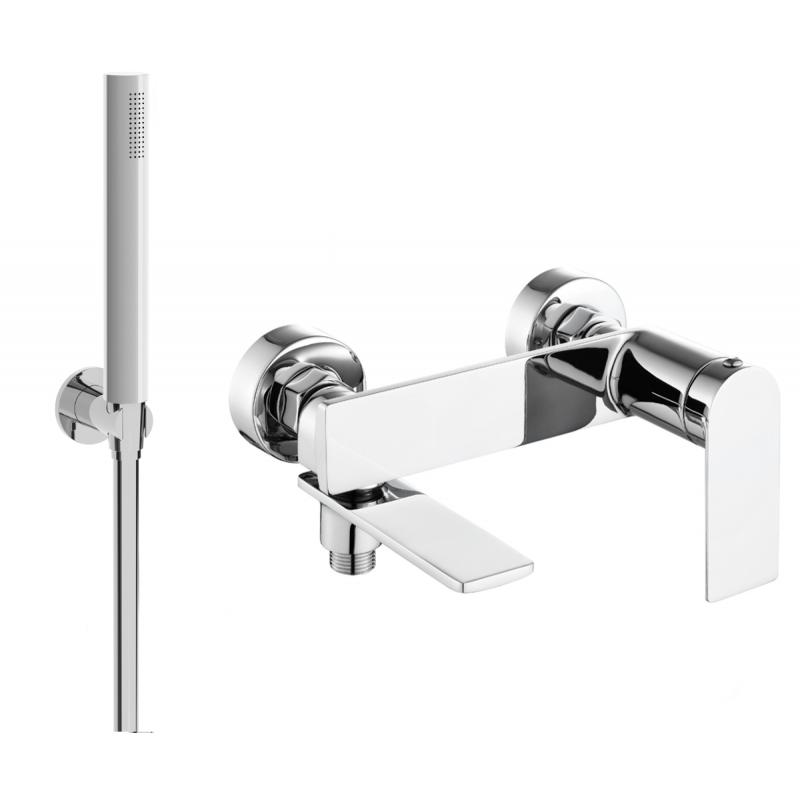 Mexen Zero Baterie de cadă R70 cu set de duș, crom - 7113R70-00