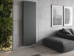 Mexen Flat VS20S fűtőtest 1800 x 400 mm, alsó középső csatlakozás, 872 W, antracit - W6VS20S-180-040-66