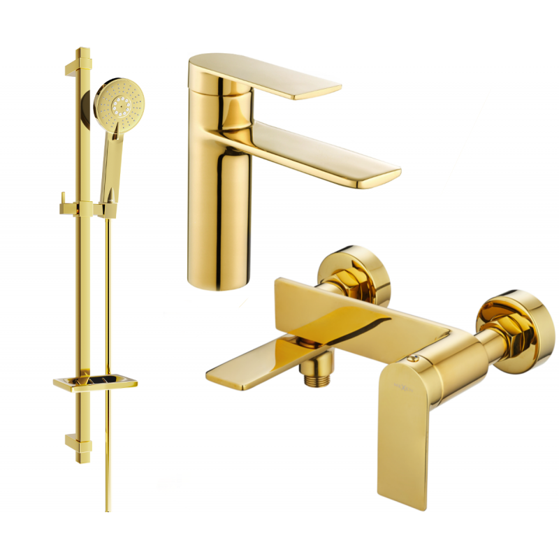 Mexen Zero Set cadă DQ40, auriu - 71103DQ40-50