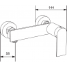 Mexen Zero DF70 zuhany szett, Arany - 71104DF70-50