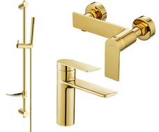 Mexen Zero DF70 zuhany szett, Arany - 71104DF70-50