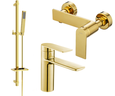 Mexen Zero DQ02 set de duș, auriu - 71104DQ02-50