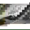 Mexen Flat VS20S fűtőtest 1400 x 600 mm, alsó középső csatlakozás, 1068 W, antracit - W6VS20S-140-060-66