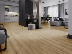 Mexen Buffalo vinyl padló 1240 x 182 mm SPC 6,5 mm, IXPE 1,5 mm alátét, 4 V-Fuga, tölgy - F1007-1240-182-505-4V1-01