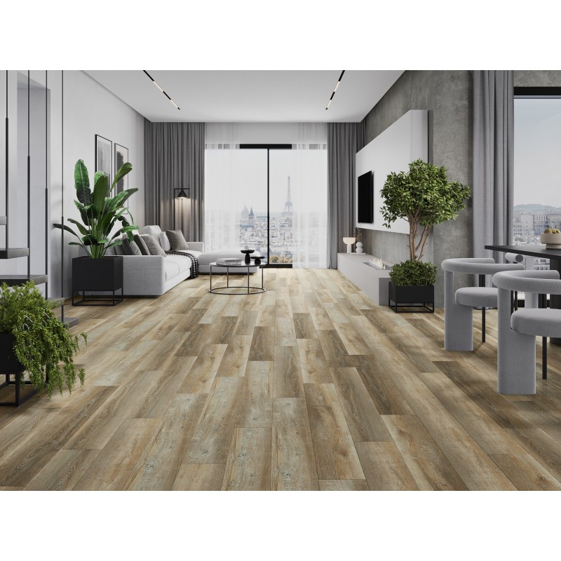 Mexen Cortland vinil panelek 1240 x 182 mm SPC 6,5 mm, IXPE alapréteg 1,5 mm, 4 V-fuga, tölgy - F1008-1240-182-505-4V1-01