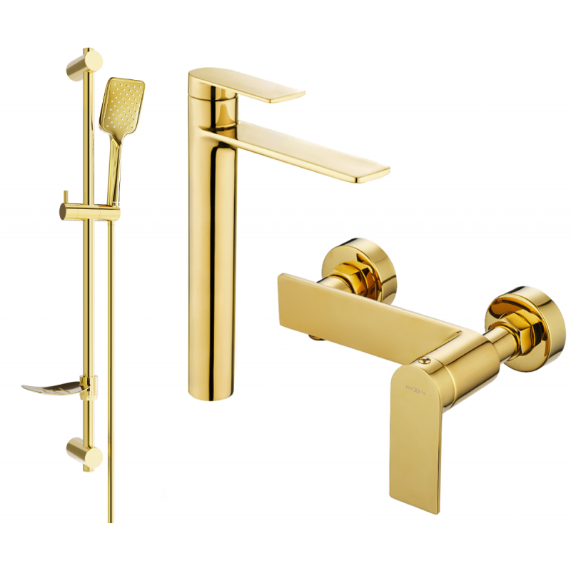 Mexen Zero DF62 set de duș, auriu - 71114DF62-50