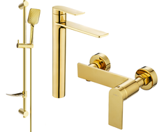 Mexen Zero DF62 zuhanykészlet, arany - 71114DF62-50