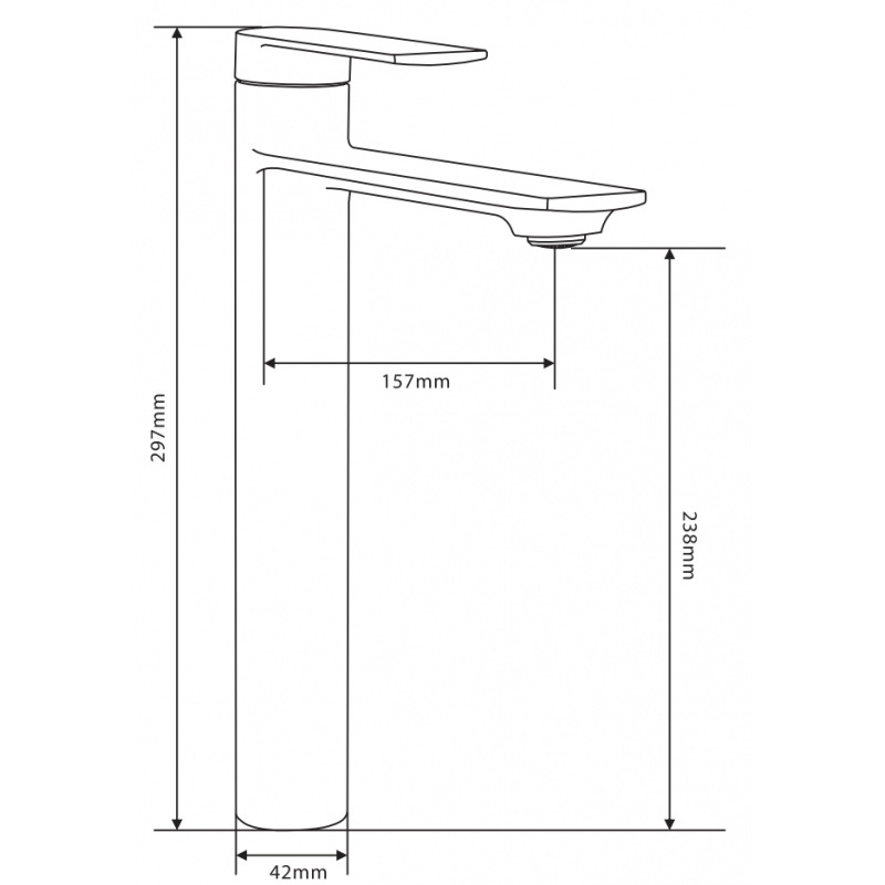 Mexen Zero R02 set cadă, auriu - 71113R02-50